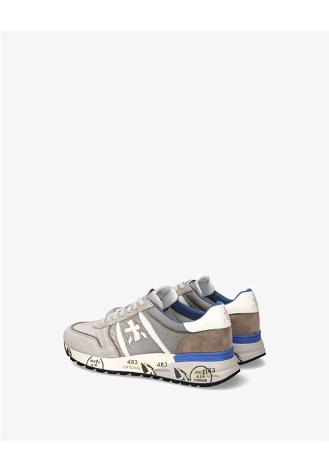 Premiata Lander 8010 mens sneakers in suede and nylon grey PREMIATA |  | LANDER VAR8010